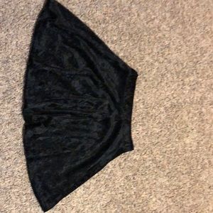 Rue 21 Velvet Black skirt